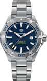  Shop Authentic Tag Heuer Aquaracer Calibre 5 Automatic Blue Dial Silver Steel Strap Watch for Men - WAY2012.BA0927 - Luxxuri