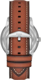  Shop Authentic Fossil Neutra Minimalist Moonphase Blue Dial Brown Leather Strap Watch for Men - FS5903 - Luxxuri