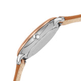  Shop Authentic Fossil Jacqueline Three Hand Date Luggage Blue Dial Brown Leather Strap Watch for Women - ES4274 - Luxxuri