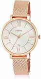  Shop Authentic Fossil Jacqueline Mother of Pearl White Dial Gold Mesh Strap Watch for Women - ES4352 - Luxxuri