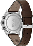  Shop Authentic Hugo Boss Champion Grey Dial Brown Leather Strap Watch for Men - 1513815 - Luxxuri