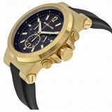  Shop Authentic Michael Kors Dylan Chronograph Black Dial Black Rubber Strap Watch For Women - MK8556 - Luxxuri