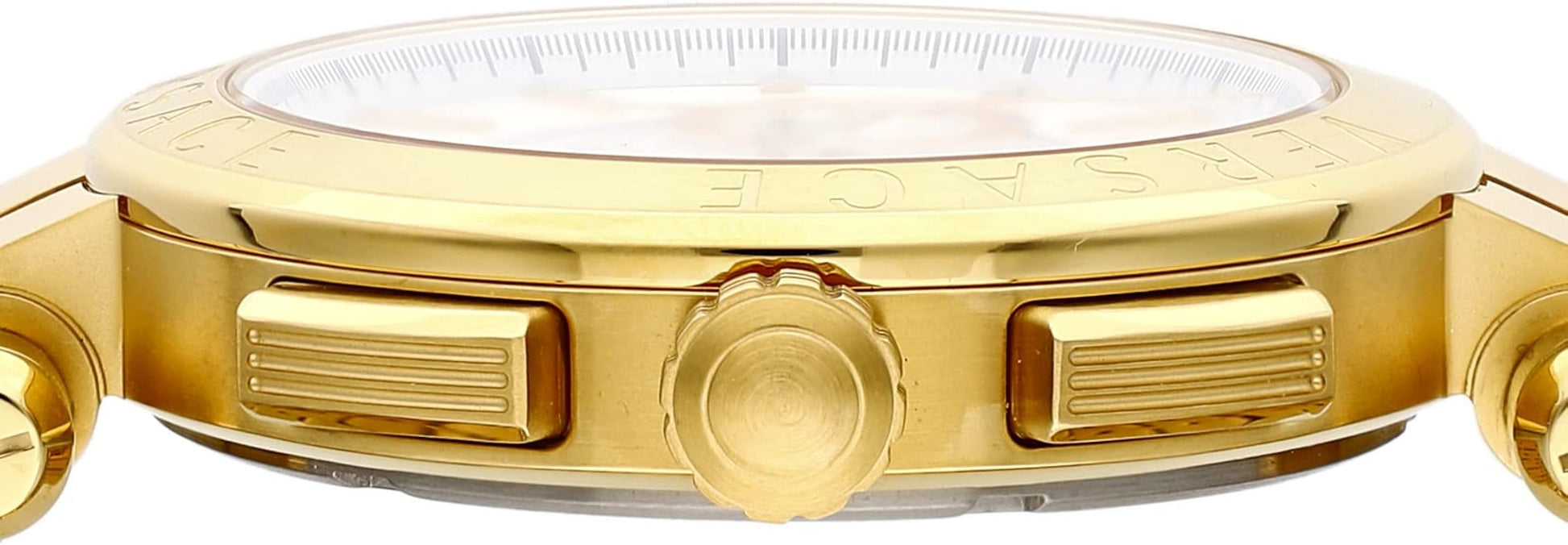  Shop Authentic Versace Aion Chronograph White Dial Green Leather Strap Watch for Men - VBR020017 - Luxxuri