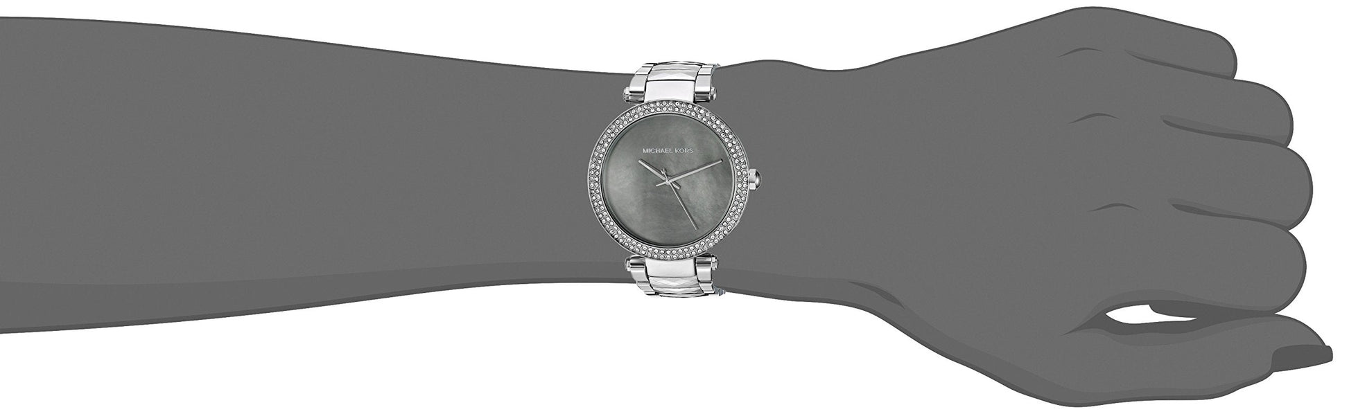  Shop Authentic Michael Kors Parker Mother of Pearl Silver Steel Strap Watch for Women - MK6424 - Luxxuri