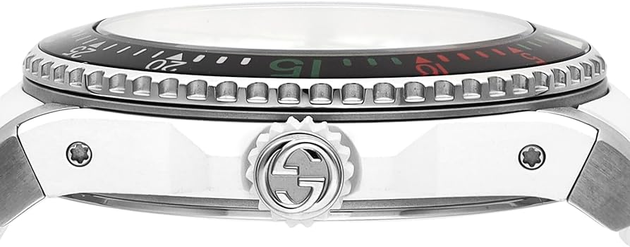  Shop Authentic Gucci Dive Tiger White Dial White Rubber Strap Watch For Men - YA136329 - Luxxuri