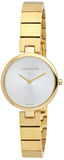  Shop Authentic Calvin Klein Authentic Silver Dial Gold Steel Strap Watch for Women - K8G23546 - Luxxuri