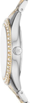  Shop Authentic Michael Kors Harlowe Three-Hand Crystals White Dial Two Tone Steel Strap Watch for Women - MK4811 - Luxxuri