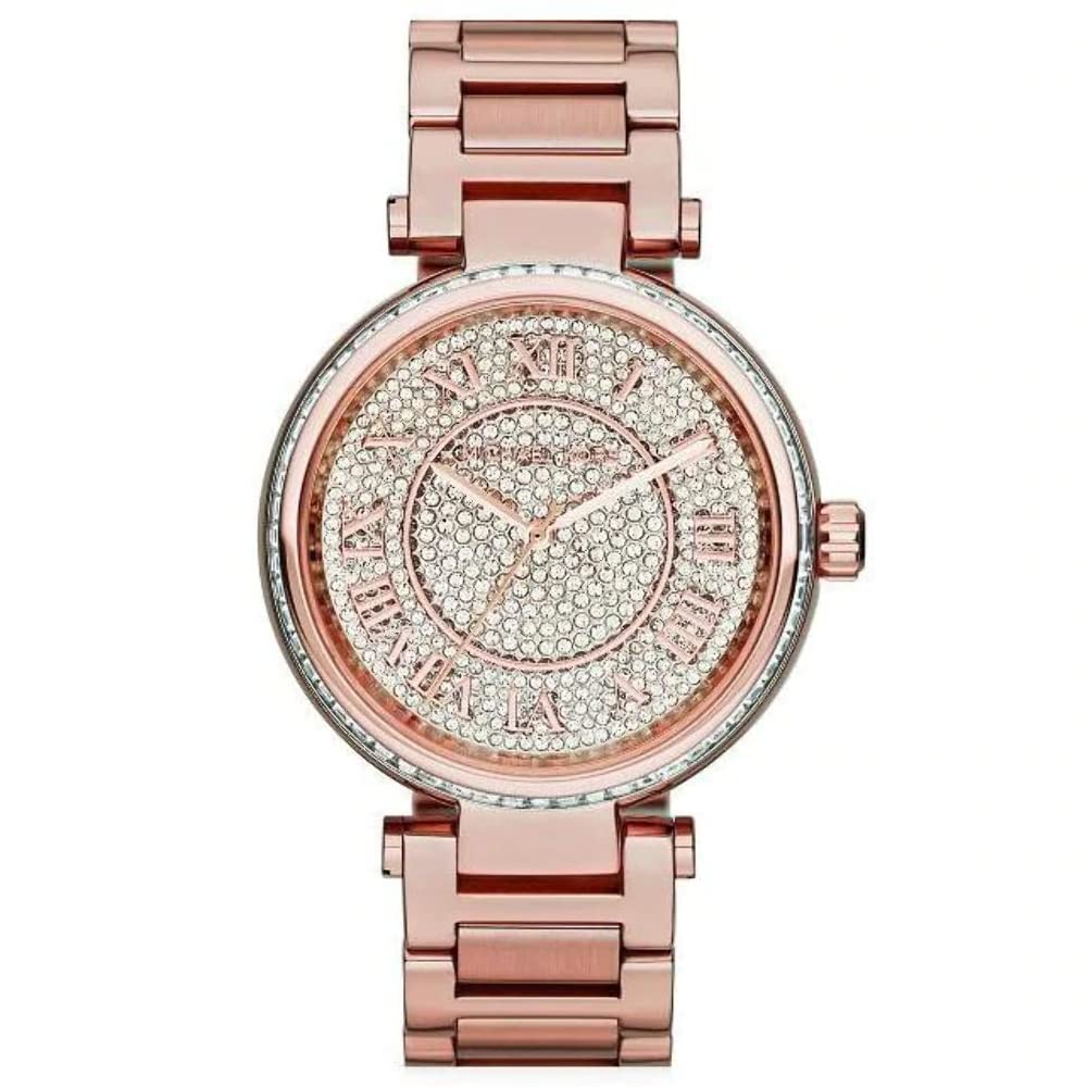  Shop Authentic Michael Kors Skylar Rose Gold Dial Rose Gold Steel Strap Watch for Women - MK5868 - Luxxuri