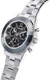  Shop Authentic Swarovski Octea Lux Sport Chronograph Black Dial Silver Steel Strap Watch for Women - 5610520 - Luxxuri