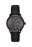  Shop Authentic Burberry The Classic Round Horseferry Black Dial Black Leather Strap Watch for Men - BU10010 - Luxxuri