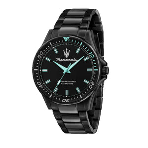  Shop Authentic Maserati SFIDA Aqua Edition Analog Black Dial Black Steel Strap Watch For Men - R8853144001 - Luxxuri