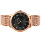  Shop Authentic Calvin Klein Minimal Black Dial Rose Gold Mesh Bracelet Watch for Men - K3M2162Y - Luxxuri