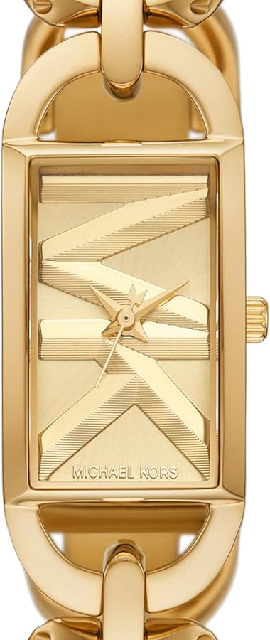  Shop Authentic Michael Kors Empire Three Hand Gold Dial Gold Steel Strap Watch For Women - MK7406 - Luxxuri