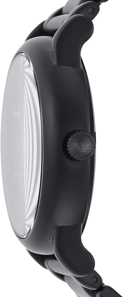  Shop Authentic Emporio Armani Meccanico Skeleton Black Dial Black Steel Strap Watch For Men - AR60045 - Luxxuri