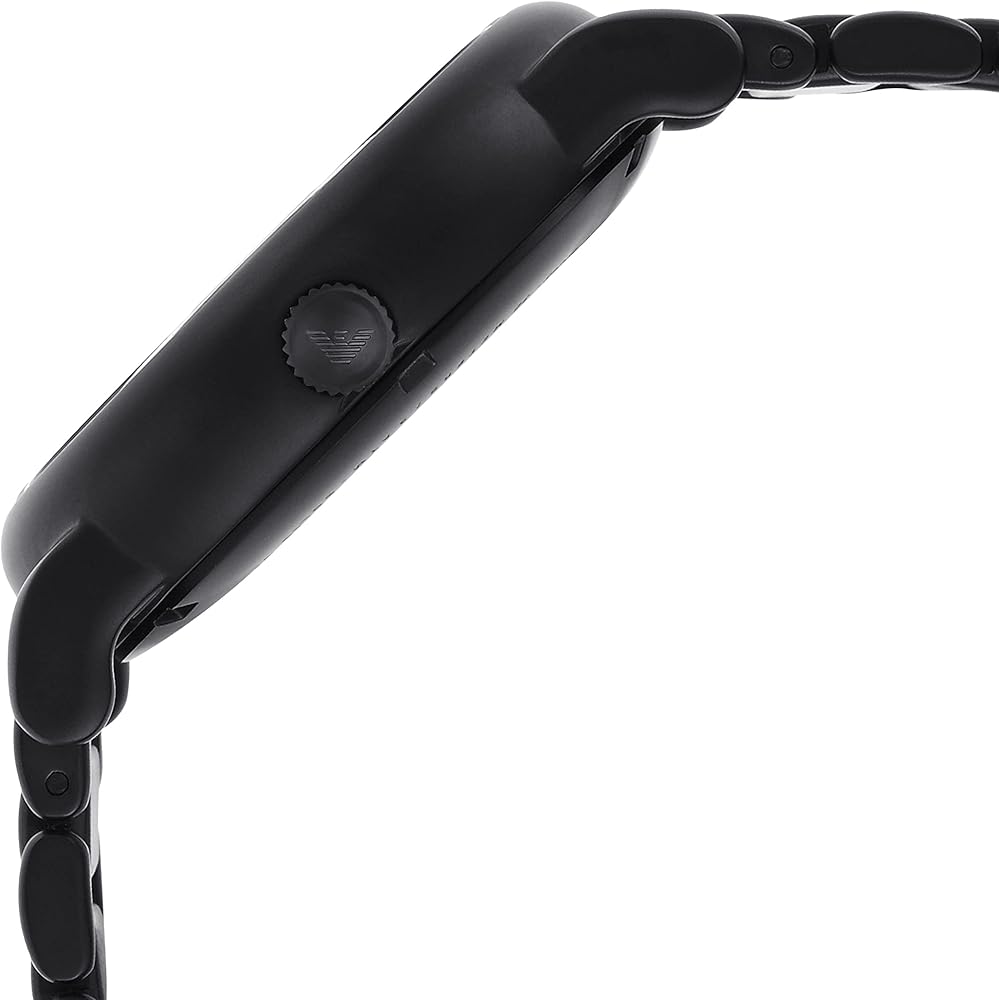  Shop Authentic Emporio Armani Meccanico Skeleton Black Dial Black Steel Strap Watch For Men - AR60045 - Luxxuri