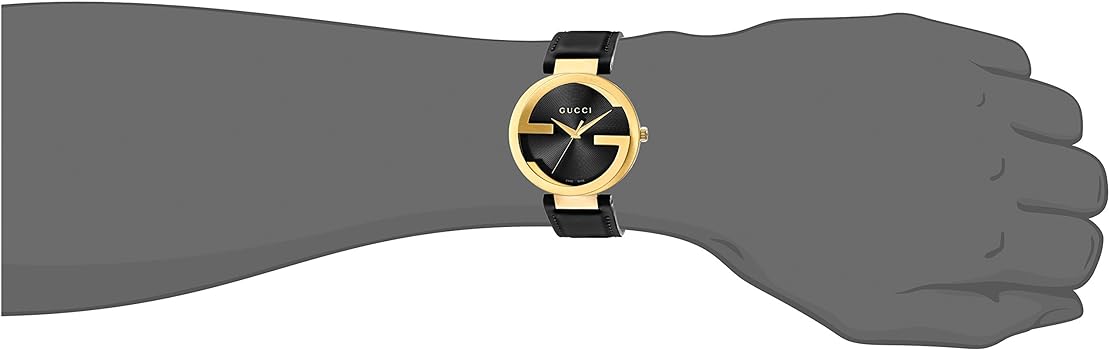  Shop Authentic Gucci G Interlocking Grammy Special Edition Black Dial Black Leather Strap Watch For Men - YA133212 - Luxxuri