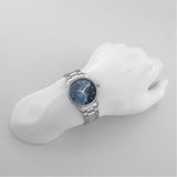  Shop Authentic Gucci G Timeless Diamonds Mother of Pearl Blue Dial Silver Steel Strap Unisex Watch - YA126458 - Luxxuri