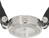  Shop Authentic Gucci Diamantissima Diamonds Mother of Pearl Dial Black Leather Strap Watch For Women - YA141511 - Luxxuri