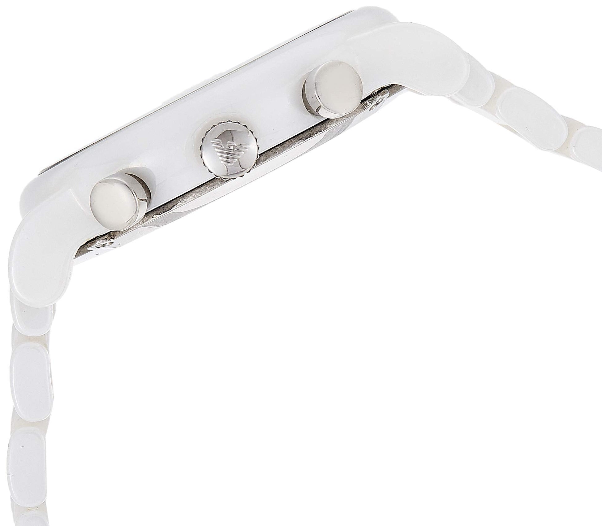  Shop Authentic Emporio Armani Luigi Chronograph Ceramic White Dial White Ceramic Strap Watch For Men - AR1499 - Luxxuri