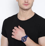  Shop Authentic Guess Trade Blue Dial Blue Silicone Strap Watch for Men - W0967G2 - Luxxuri
