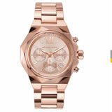  Shop Authentic Michael Kors Raquel Analog Rose Gold Dial Rose Gold Steel Strap Watch For Women - MK4688 - Luxxuri