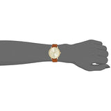  Shop Authentic Michael Kors Jaryn Quartz Gold Dial Brown Leather Strap Watch For Women - MK2496 - Luxxuri