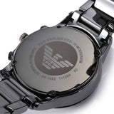  Shop Authentic Emporio Armani Ceramica Chronograph  Black Dial Black Strap Watch For Men - AR1452 - Luxxuri