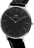  Shop Authentic Daniel Wellington Classic Petite Reading Black Dial Black Leather Strap Watch For Women - DW00100235 - Luxxuri