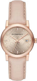  Shop Authentic Burberry The City Diamonds Beige Dial Beige Leather Strap Watch for Women - BU9131 - Luxxuri