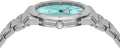Salvatore Ferragamo F-80 Classic Tiffany Blue Dial Silver Steel Strap Watch for Men - SFDT02323