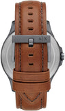  Shop Authentic Armani Exchange Hampton Chronograph Grey Dial Brown Leather Strap Watch For Men - AX2414 - Luxxuri