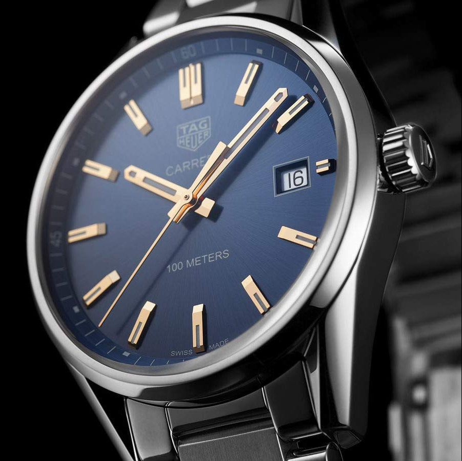  Shop Authentic Tag Heuer Carrera Quartz Blue Dial Silver Steel Strap Watch for Women - WAR1112.BA0601 - Luxxuri