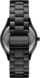  Shop Authentic Michael Kors Slim Runway Analog Black Dial Black Steel Strap Watch For Women - MK4734 - Luxxuri