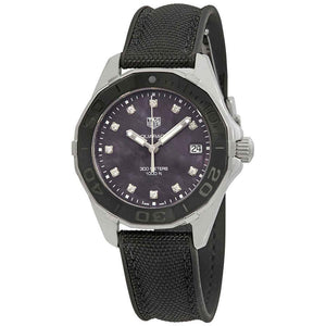  Shop Authentic Tag Heuer Aquaracer Black Mother of Pearl Dial Watch for Women - WAY131M.FT6092 - Luxxuri