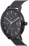  Shop Authentic Armani Exchange Cayde Chronograph Black Dial Black Mesh Strap Watch For Men - AX2716 - Luxxuri