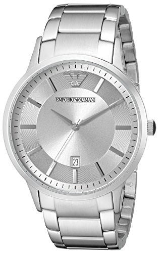  Shop Authentic Emporio Armani Classic Quartz Silver Dial Silver Steel Strap Watch For Men - AR2478 - Luxxuri