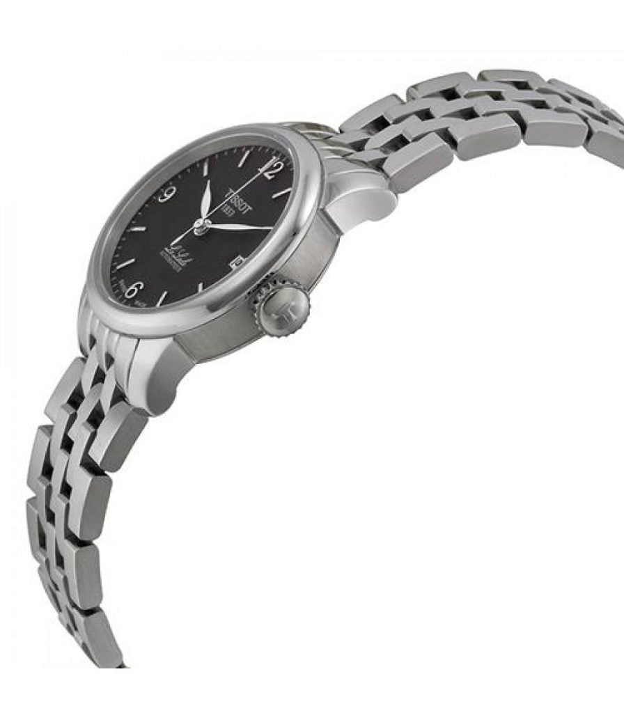  Shop Authentic Tissot Le Locle Small Automatic Black Dial Silver Steel Strap Watch For Women - T41.1.183.54 - Luxxuri