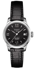  Shop Authentic Tissot Le Locle Automatic Lady Black Dial Black Leather Strap Watch for Women - T41.1.123.57 - Luxxuri