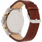  Shop Authentic Tommy Hilfiger Decker Blue Dial Brown Leather Strap Watch for Men - 1791561 - Luxxuri
