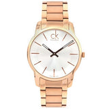  Shop Authentic Calvin Klein City White Dial Rose Gold Steel Strap Watch for Men - K2G21646 - Luxxuri