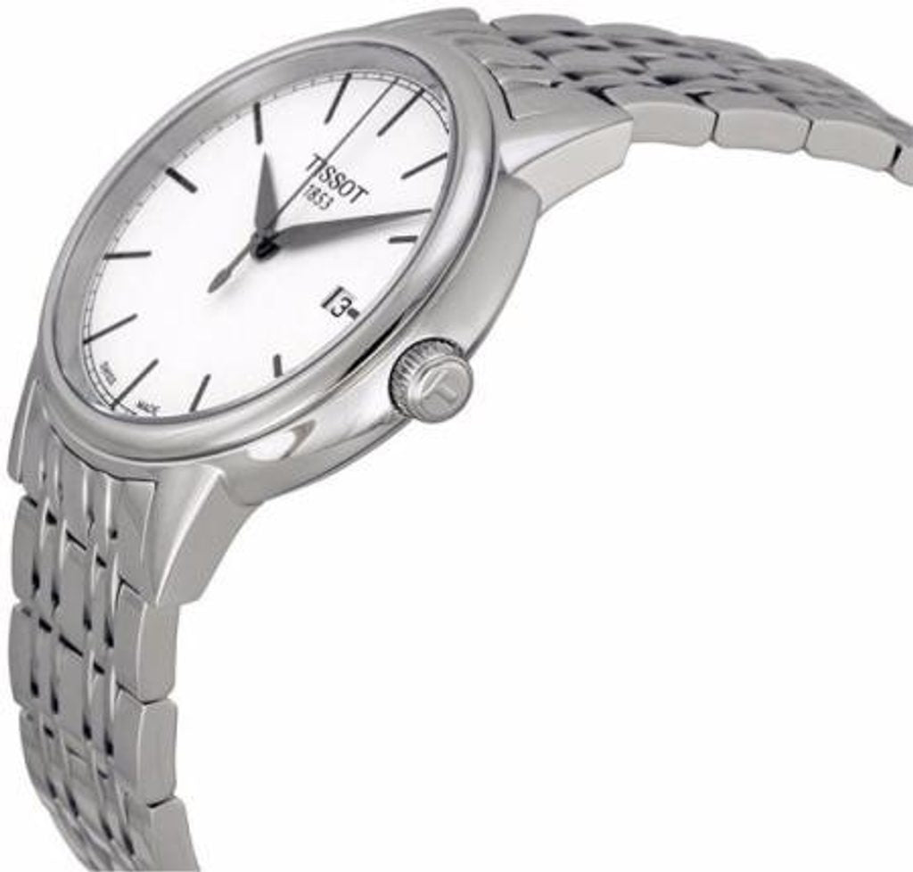  Shop Authentic Tissot Carson Steel White Dial Silver Steel Strap Watch For Men - T085.410.11.011.00 - Luxxuri