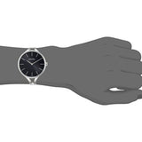 Shop Authentic Calvin Klein Graphic Black Dial Silver Steel Strap Watch for Women - K7E23141 - Luxxuri