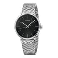  Shop Authentic Calvin Klein High Noon Black Dial Silver Mesh Bracelet Watch for Men - K8M21121 - Luxxuri