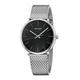  Shop Authentic Calvin Klein High Noon Black Dial Silver Mesh Bracelet Watch for Men - K8M21121 - Luxxuri