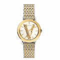  Shop Authentic Versace Virtus Quartz White Dial Two Tone Steel Strap Watch for Women - VEHC00719 - Luxxuri