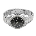  Shop Authentic Bulova Crystal Collection Black Dial Silver Steel Strap Watch for Men - 96K104 - Luxxuri