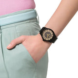  Shop Authentic Marc Jacobs Henry Transparent Black Dial Black Steel Strap Watch for Women - MBM3255 - Luxxuri