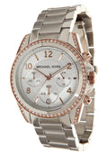  Shop Authentic Michael Kors Blair Chronograph Silver Dial Silver Steel Strap Watch for Women - MK5459 - Luxxuri