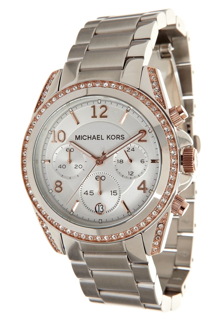  Shop Authentic Michael Kors Blair Chronograph Silver Dial Silver Steel Strap Watch for Women - MK5459 - Luxxuri