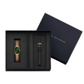  Shop Authentic Daniel Wellington Pressed Melrose Emerald Green Rose Gold Mesh Strap Watch For Women - DW00100445 - Luxxuri